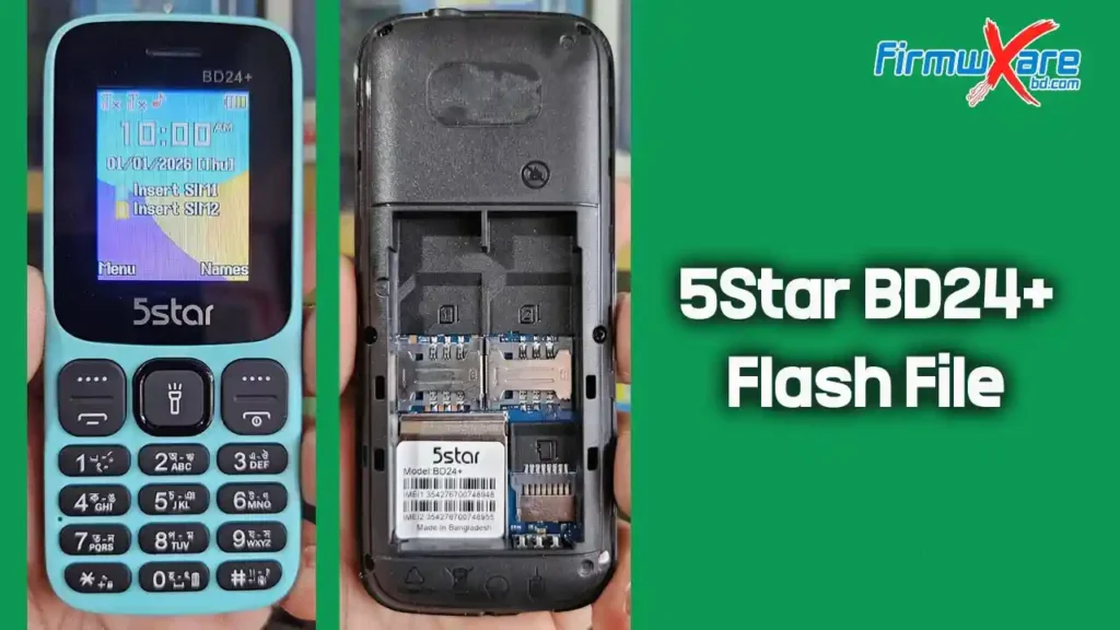 5Star BD24+ Flash File SC6533G (Firmware) 100% Tested